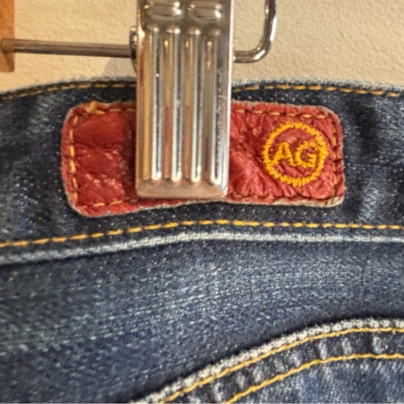 ADRIANO GOLDSCHMIED Sz 32R The Angel Jeans Mid-Wash Mid-Rise Bootcut Denim - Picture 9 of 11